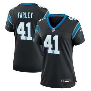 Distinctive Cool Marvelous Smart Matthias Farley Carolina Panthers Nike Women's Game Jersey - Black for a Memorable Fan Moment