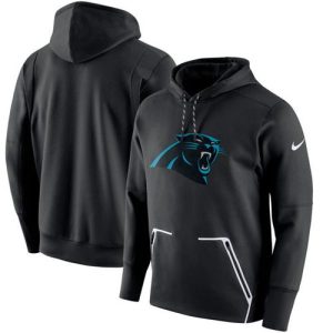 Stunning Superb Men's Carolina Panthers Black Champ Drive Vapor Speed Performance Pullover Hoodie for True Fans