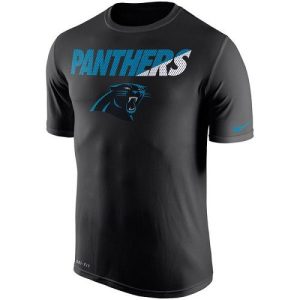 Trendy Sturdy Distinctive Men's Carolina Panthers Black Legend Staff Practice Performance T-Shirt for an Unforgettable Season