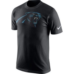 Cool Distinctive Smart Men's Carolina Panthers Black Logo T-Shirt 2 to Show Your Support