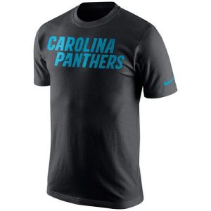 Unique Sleek Men's Carolina Panthers Black Wordmark T-Shirt for a Memorable Fan Moment