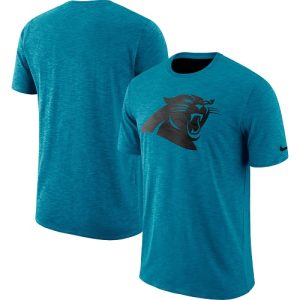 Smart Premium Fashionable Men's Carolina Panthers Blue Sideline Cotton Slub Performance T-Shirt for a Memorable Fan Moment