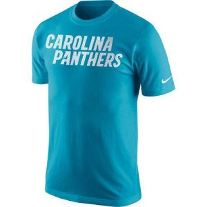 Fabulous Cozy Men's Carolina Panthers Blue Wordmark T-Shirt for the Ultimate Fan Experience