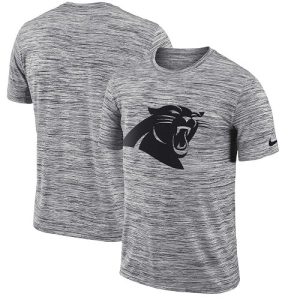 Premium Alluring Men's Carolina Panthers Heathered Black Sideline Legend Velocity Travel Performance T-Shirt to Stand Out in the Crowd