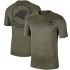 Sturdy Attractive Stunning Men's Carolina Panthers Olive 2019 Salute to Service Sideline Seal Legend Performance T-Shirt to Show Your Support