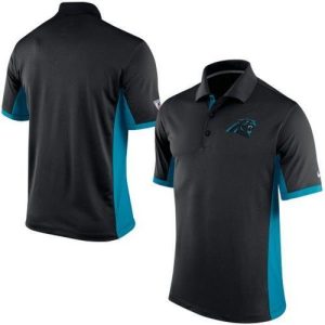 Unique Fabulous Gorgeous Marvelous Men's NFL Carolina Panthers Black Team Issue Performance Polo to Show Your Support