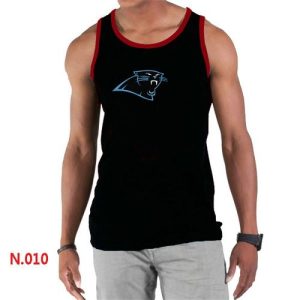 Smart Fashionable Alluring Men's NFL Carolina Panthers Sideline Legend Authentic Logo Tank Top Black to Elevate Your Game Day Look