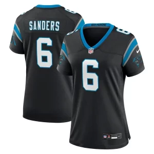 Sturdy Eye   catching Miles Sanders Carolina Panthers Nike Women's Team Game Jersey - Black for the Ultimate Fan Experience