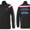 Modern Sleek Alluring NFL Carolina Panthers Heart Jacket Black_1 for a Stylish Sporting Appearance