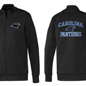 Smart Unique Cool NFL Carolina Panthers Heart Jacket Black_2 for a Memorable Fan Moment