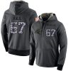 Fabulous Exclusive High Quality NFL Men's Carolina Panthers #67 Ryan Kalil Stitched Black Anthracite Salute to Service Player Performance Hoodie to Elevate Your Game Day Look