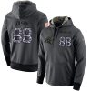 Marvelous Alluring Modern Attractive NFL Men's Carolina Panthers #88 Greg Olsen Stitched Black Anthracite Salute to Service Player Performance Hoodie to Elevate Your Game Day Look