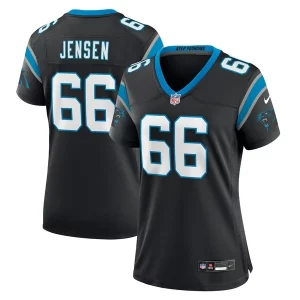 Distinctive Fabulous Nash Jensen Carolina Panthers Nike Women's Team Game Jersey - Black for Game Day