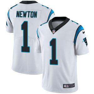 Graceful Attractive Panthers #1 Cam Newton White Youth Stitched NFL Vapor Untouchable Limited Jersey to Show Your Support