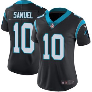 Elegant Fantastic Panthers #10 Curtis Samuel Black Team Color Women's Stitched NFL Vapor Untouchable Limited Jersey to Boost Team Spirit