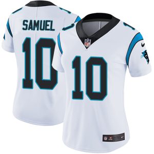 Distinctive High Quality Panthers #10 Curtis Samuel White Women's Stitched NFL Vapor Untouchable Limited Jersey to Stand Out in the Crowd