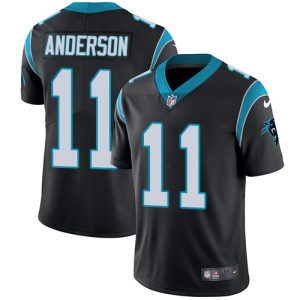 Trendy High Quality Panthers #11 Robby Anderson Black Team Color Men's Stitched NFL Vapor Untouchable Limited Jersey for a Memorable Fan Moment