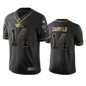 Unique Vibrant Luxurious Panthers #14 Sam Darnold Men's Stitched NFL Vapor Untouchable Limited Black Golden Jersey for an Unforgettable Season
