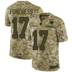 Alluring Smart Panthers #17 Devin Funchess Camo Men's Stitched NFL Limited 2018 Salute To Service Jersey to Show Your Support