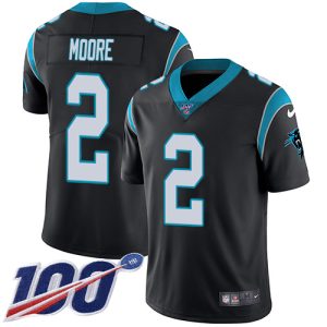 Fashionable Fabulous Sleek Modern Panthers #2 DJ Moore Black Team Color Men's Stitched NFL 100th Season Vapor Untouchable Limited Jersey to Stand Out in the Crowd