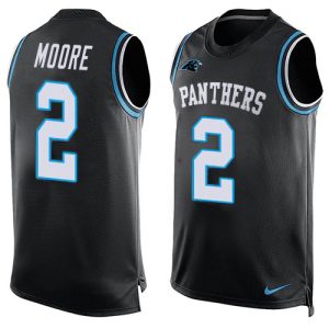 Cozy Trendy Cool Panthers #2 DJ Moore Black Team Color Men's Stitched NFL Limited Tank Top Jersey to Stand Out in the Crowd