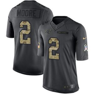 Outstanding Graceful Sturdy Panthers #2 DJ Moore Black Youth Stitched NFL Limited 2016 Salute to Service Jersey for an Unforgettable Season
