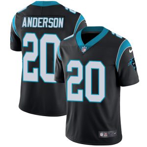 Handsome Chic Panthers #20 C.J. Anderson Black Team Color Men's Stitched NFL Vapor Untouchable Limited Jersey to Boost Team Spirit