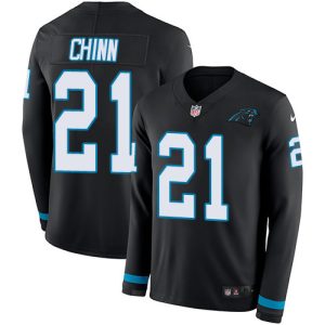 Elegant Superb Sturdy Impressive Panthers #21 Jeremy Chinn Black Team Color Men's Stitched NFL Limited Therma Long Sleeve Jersey for the Ultimate Fan Experience