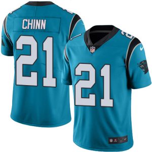 Distinctive Impressive Luxurious Outstanding Panthers #21 Jeremy Chinn Blue Men's Stitched NFL Limited Rush Jersey for Game Day