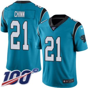 Fantastic Comfortable Fabulous Distinctive Panthers #21 Jeremy Chinn Blue Youth Stitched NFL Limited Rush 100th Season Jersey to Stand Out in the Crowd