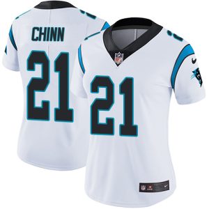 Modern Sturdy Gorgeous Classic Panthers #21 Jeremy Chinn White Women's Stitched NFL Vapor Untouchable Limited Jersey for a Memorable Fan Moment