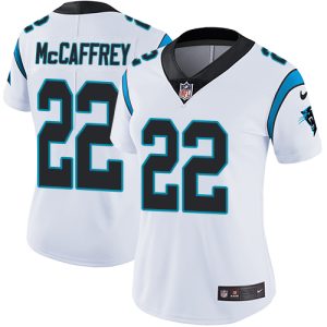 Marvelous Cozy Cool Classic Panthers #22 Christian McCaffrey White Women's Stitched NFL Vapor Untouchable Limited Jersey to Stand Out in the Crowd