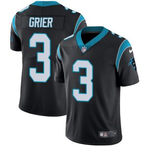 Authentic Vibrant Attractive Panthers #3 Will Grier Black Team Color Men's Stitched NFL Vapor Untouchable Limited Jersey for a Memorable Fan Moment
