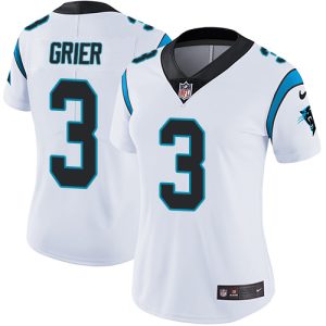 High Quality Stunning Panthers #3 Will Grier White Women's Stitched NFL Vapor Untouchable Limited Jersey for a Memorable Fan Moment