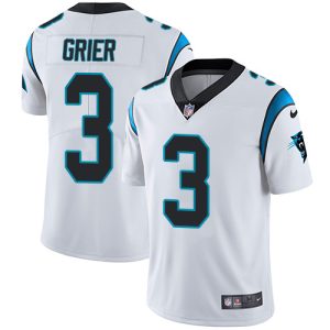 Cozy Comfortable High Quality Panthers #3 Will Grier White Youth Stitched NFL Vapor Untouchable Limited Jersey to Elevate Your Game Day Look