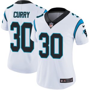 Comfortable Dashing Sleek Stunning Panthers #30 Stephen Curry White Women's Stitched NFL Vapor Untouchable Limited Jersey to Boost Team Spirit