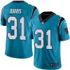 Smart Stylish Marvelous Panthers #31 Juston Burris Blue Youth Stitched NFL Limited Rush Jersey for the Ultimate Fan Experience