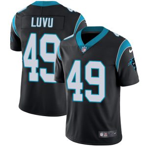 High Quality Impressive Attractive Marvelous Panthers #49 Frankie Luvu Black Team Color Men's Stitched NFL Vapor Untouchable Limited Jersey for a Memorable Fan Moment