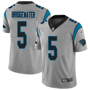 Distinctive Sturdy Marvelous Panthers #5 Teddy Bridgewater Silver Men's Stitched NFL Limited Inverted Legend Jersey to Boost Team Spirit