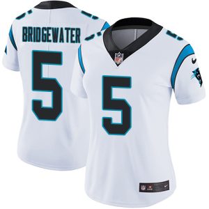 Marvelous Outstanding Stunning Sturdy Panthers #5 Teddy Bridgewater White Women's Stitched NFL Vapor Untouchable Limited Jersey for a Stylish Sporting Appearance