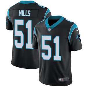 Exclusive Marvelous Dashing Trendy Panthers #51 Sam Mills Black Team Color Youth Stitched NFL Vapor Untouchable Limited Jersey for an Unforgettable Season