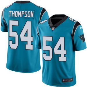 Fashionable Chic Panthers #54 Shaq Thompson Blue Alternate Men's Stitched NFL Vapor Untouchable Limited Jersey for a Stylish Sporting Appearance