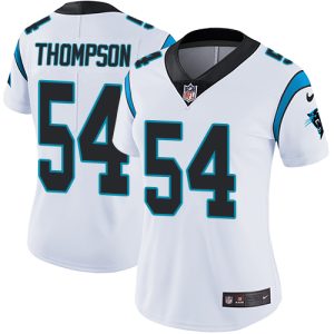 Trendy Vibrant Cool Alluring Panthers #54 Shaq Thompson White Women's Stitched NFL Vapor Untouchable Limited Jersey for a Memorable Fan Moment
