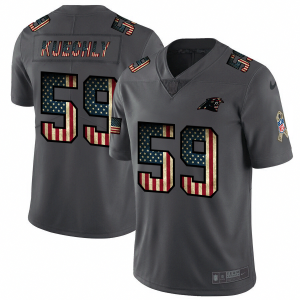 Premium Stylish Panthers #59 Luke Kuechly 2018 Salute To Service Retro USA Flag Limited NFL Jersey for a Stylish Sporting Appearance