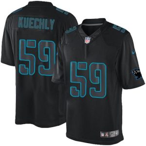 Authentic Stunning Panthers #59 Luke Kuechly Black Men's Stitched NFL Impact Limited Jersey to Stand Out in the Crowd