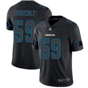 Exquisite Dashing Gorgeous High Quality Panthers #59 Luke Kuechly Black Men's Stitched NFL Limited Rush Impact Jersey for a Stylish Sporting Appearance