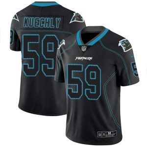 Impressive Authentic Cozy Outstanding Panthers #59 Luke Kuechly Lights Out Black Men's Stitched NFL Limited Rush Jersey to Show Your Support