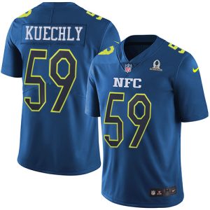 Exquisite Premium Panthers #59 Luke Kuechly Navy Men's Stitched NFL Limited NFC 2017 Pro Bowl Jersey for True Fans