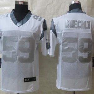 Fashionable Sturdy Trendy Panthers #59 Luke Kuechly White Men's Stitched NFL Limited Platinum Jersey for a Memorable Fan Moment