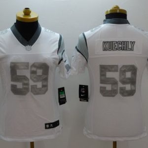Attractive Cozy Dashing Superb Panthers #59 Luke Kuechly White Women's Stitched NFL Limited Platinum Jersey to Boost Team Spirit